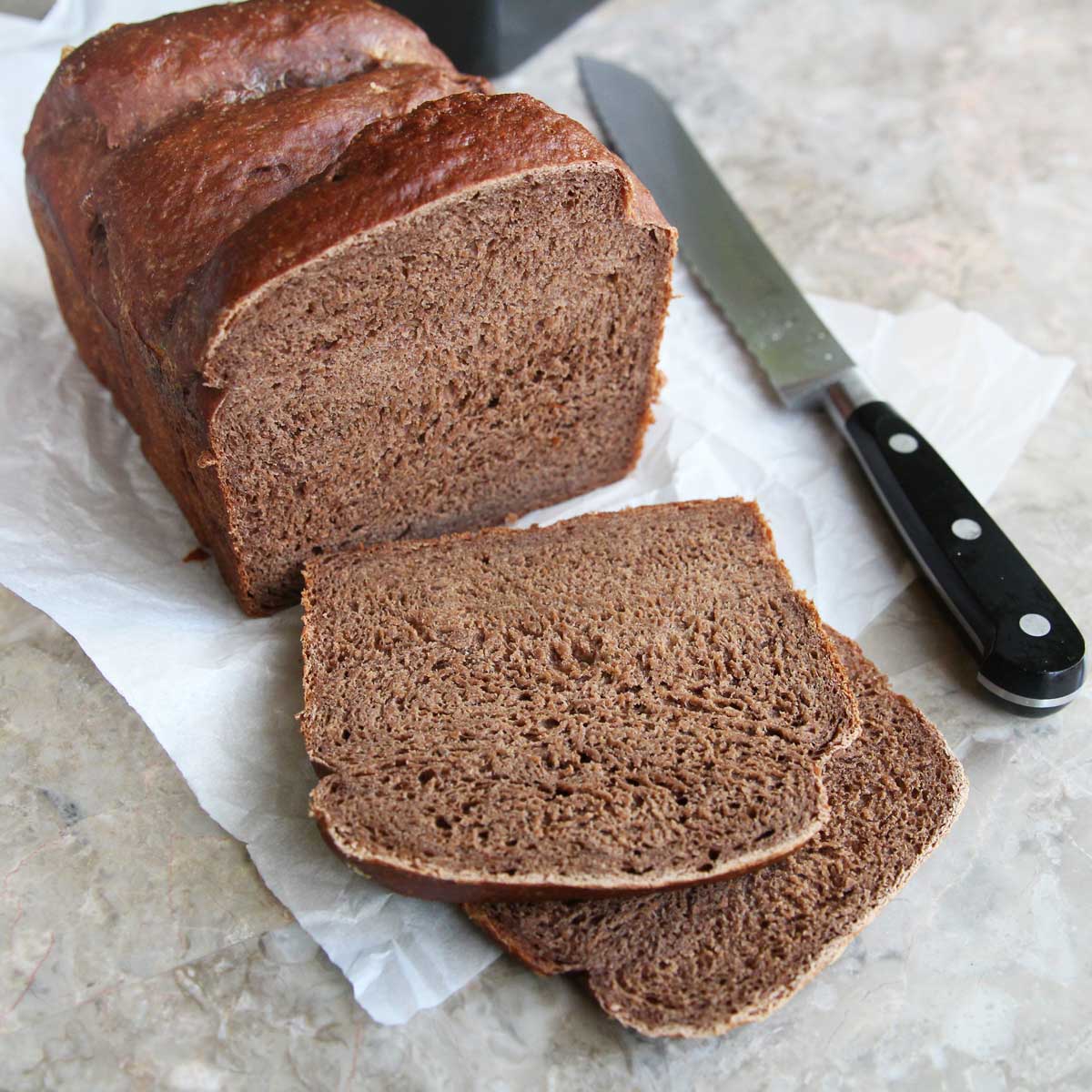 Peanut Butter Yeast Bread (A Healthier Vegan "Brioche" Recipe) - bread
