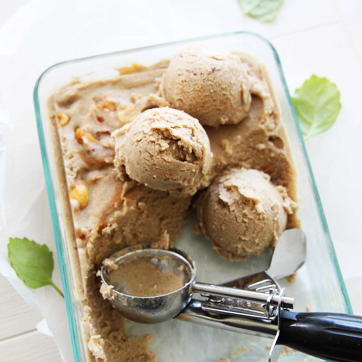 Creamy No-Churn Peanut Butter Nice Cream Recipe - peanut butter nice cream