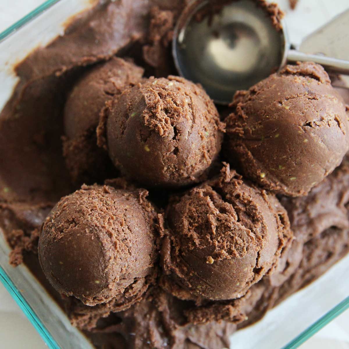 Nutella Chocolate Avocado Ice Cream Recipe (Simple & Healthy) - Nutella Chocolate Avocado Ice Cream