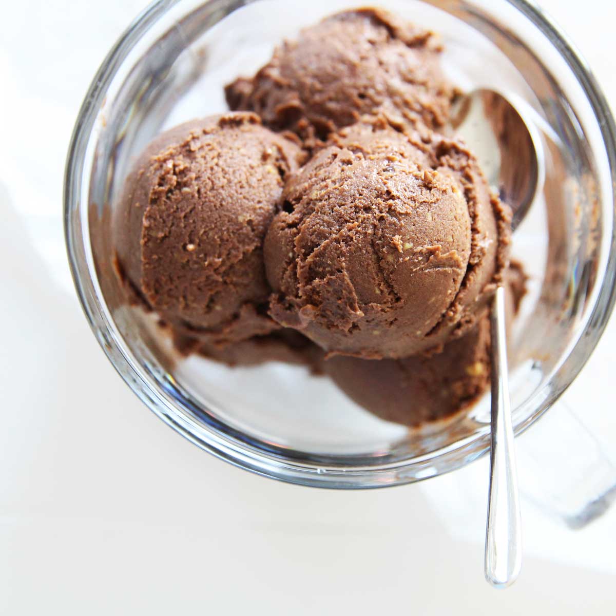 Nutella Chocolate Avocado Ice Cream Recipe (Simple & Healthy) - PB Fit Nice Cream