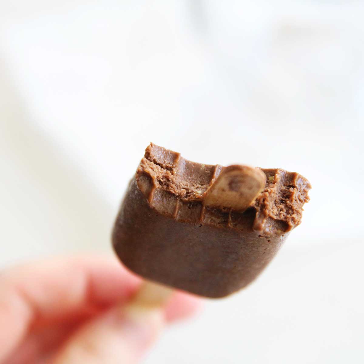 Chocolate Avocado Fudge Pops Made with Bananas & Without Sugar - Sweet Potatoes in the Microwave