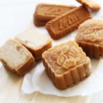 Homemade Biscoff Snowskin Mooncakes with Ice Cream Filling (Vegan Recipe) - Biscoff Cookie Butter Protein Bars