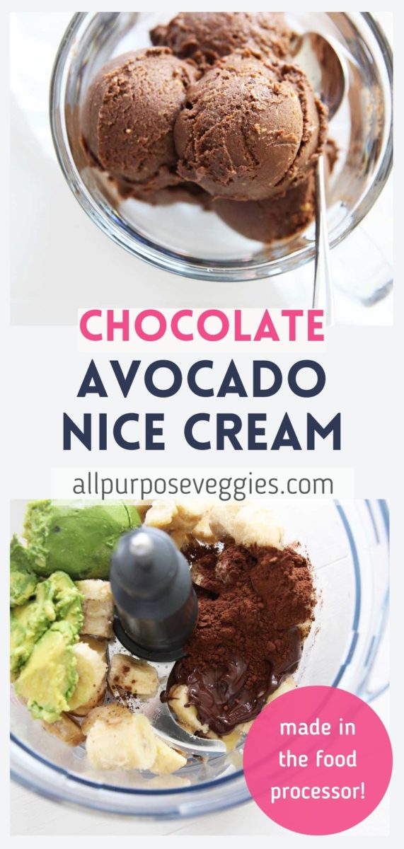 Nutella Chocolate Avocado Ice Cream