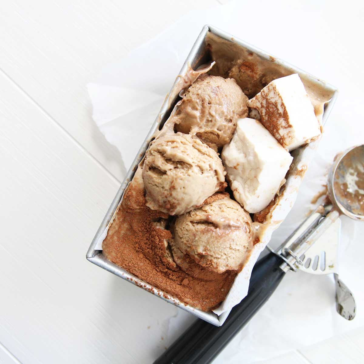 The Best Vegan Tiramisu Nice Cream Recipe - stuffed french bread