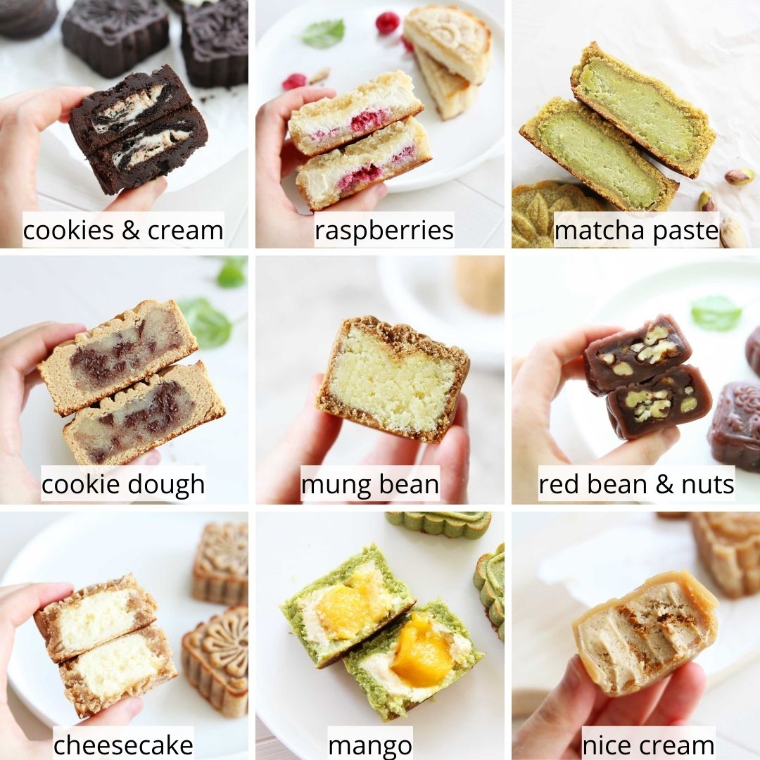 The Ultimate List of 10+ Different Mooncake Fillings (Part 1: Baked Mooncake Fillings) - vegan cheesecake