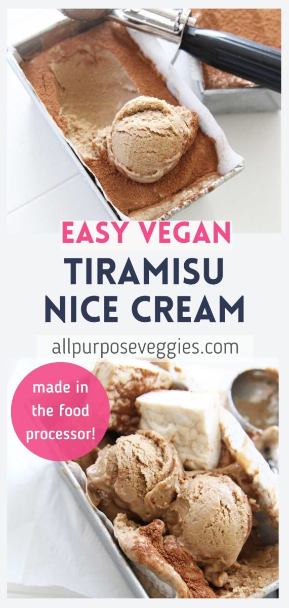 pin Vegan Tiramisu Nice Cream Recipe