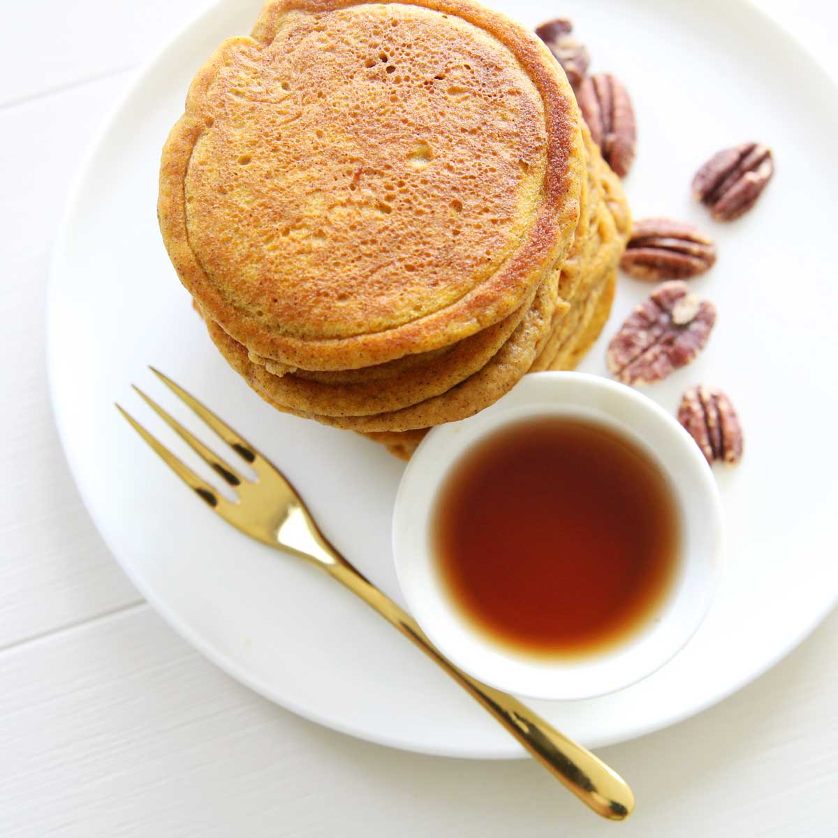 The Best Pumpkin Mochi Pancakes Recipe (Chewy, Healthy & Gluten Free) - Pumpkin Mochi Pancakes