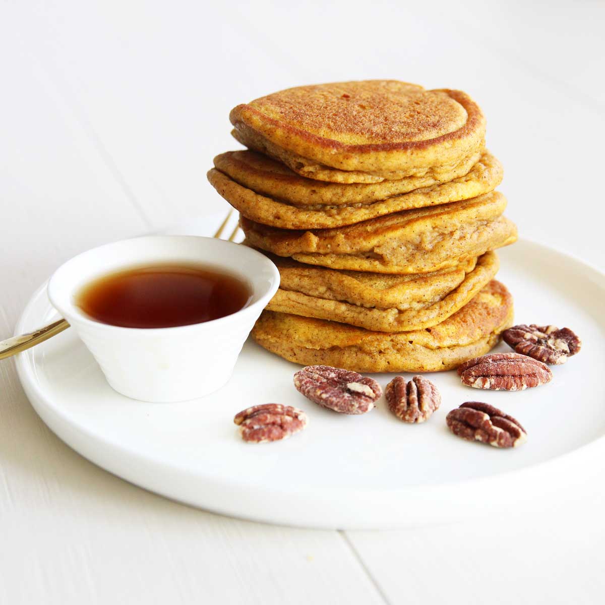 The Best Pumpkin Mochi Pancakes Recipe (Chewy, Healthy & Gluten Free) - Pumpkin Mochi Pancakes