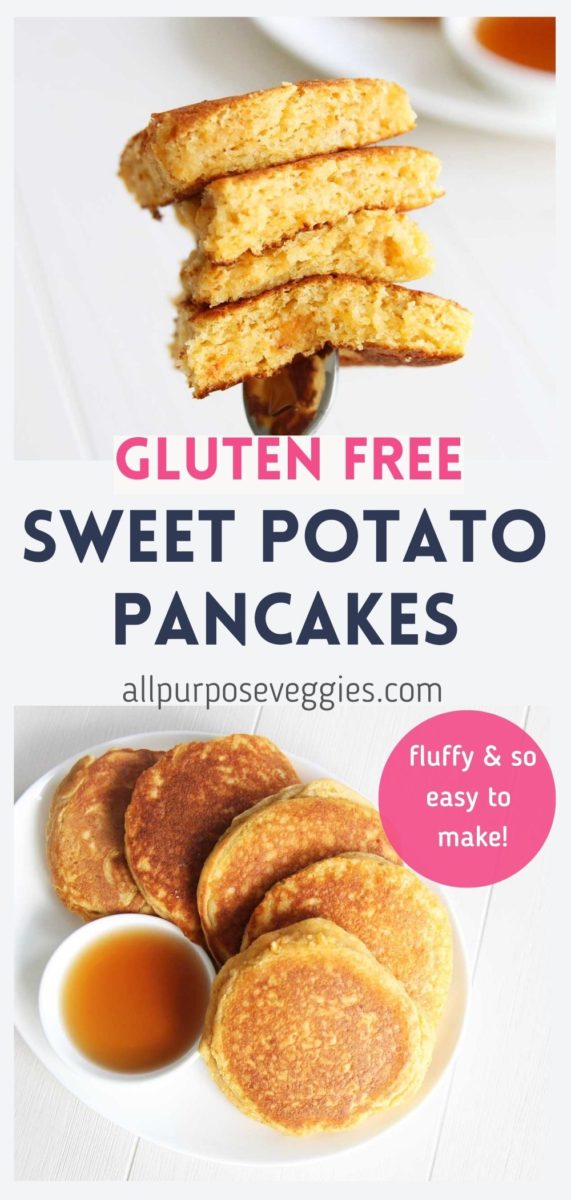 pin image Fluffy Gluten Free Sweet Potato Pancakes 10