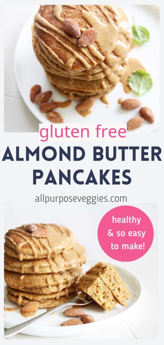 pin image Gluten Free Almond Butter Pancakes 8