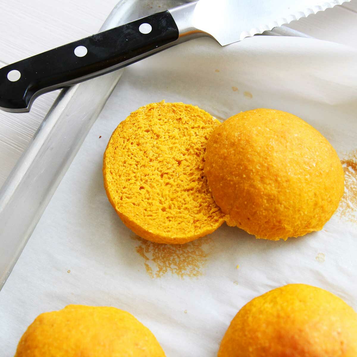 Easy Pumpkin Bread Rolls Recipe with Added Almond Flour