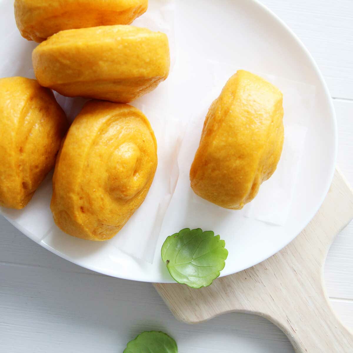 sweet potato plain steamed buns mantou