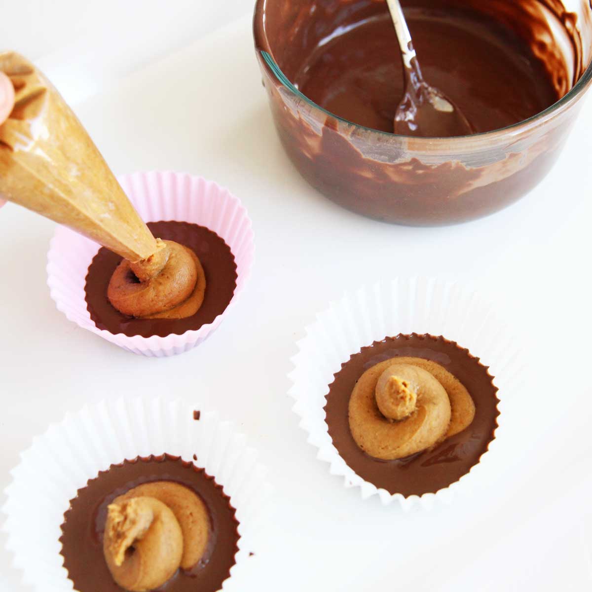 how to make homemade healthy peanut butter reeses cups at home