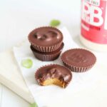 Homemade PB Fit Peanut Butter Cups Recipe (Healthy, Vegan & Sugar Free) - Zero-Sugar Whipped Cream
