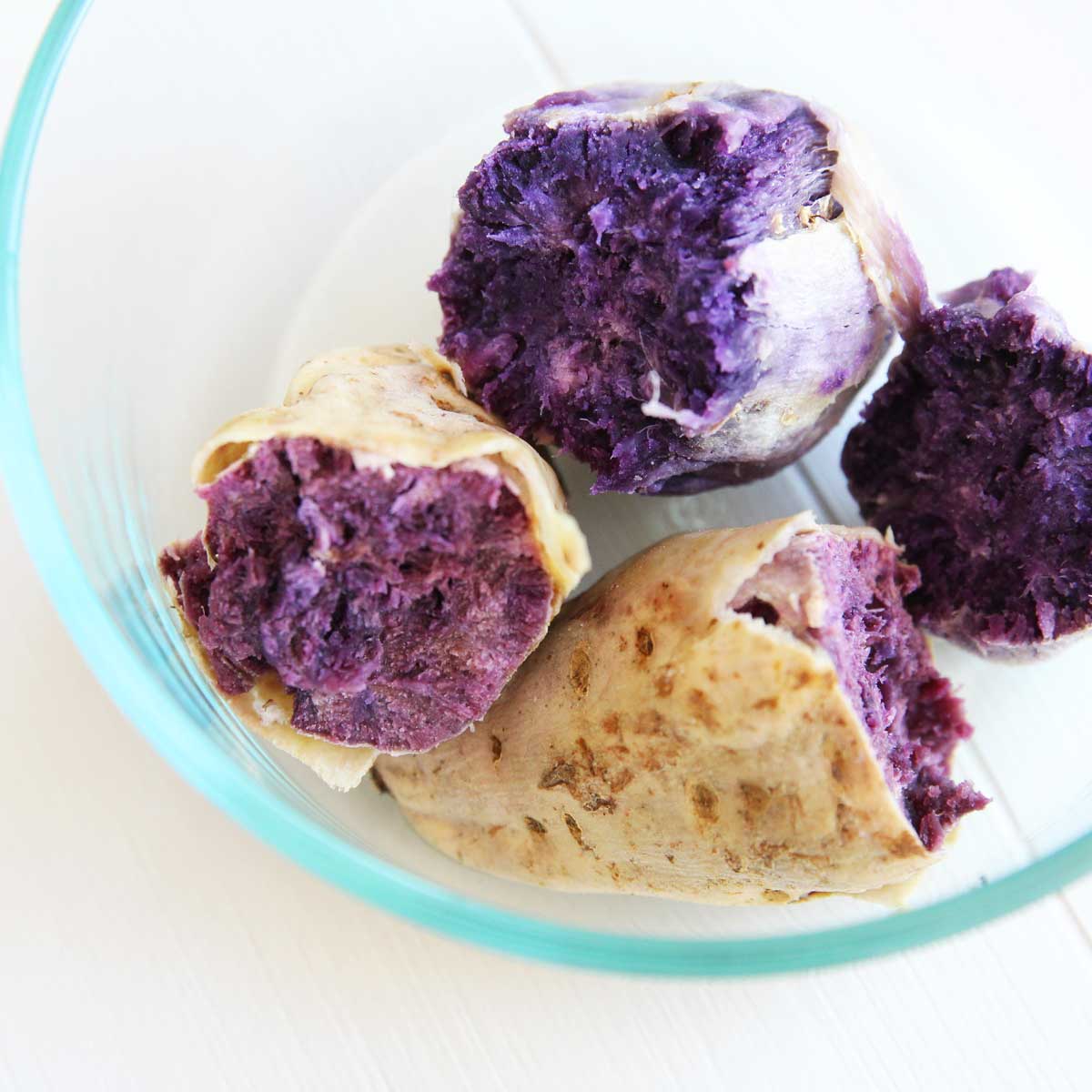 Purple Sweet Potato Filling Recipe for Mochi, Mooncakes and Steamed Buns - Purple Sweet Potato Filling