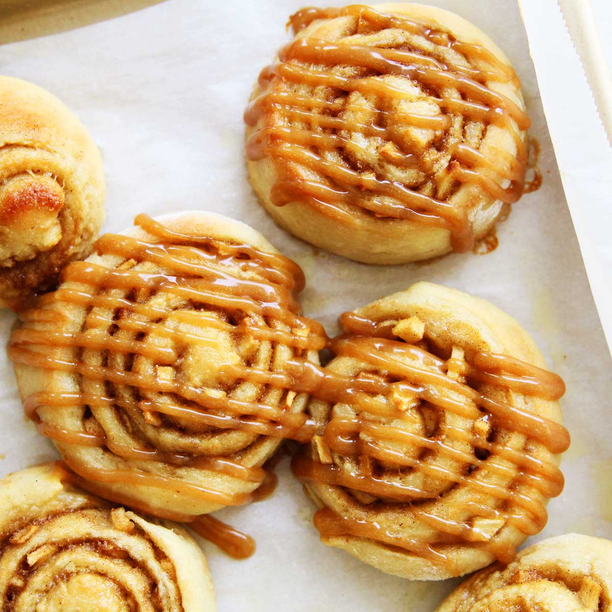 Vegan Apple Pie Cinnamon Rolls with Almond Flour