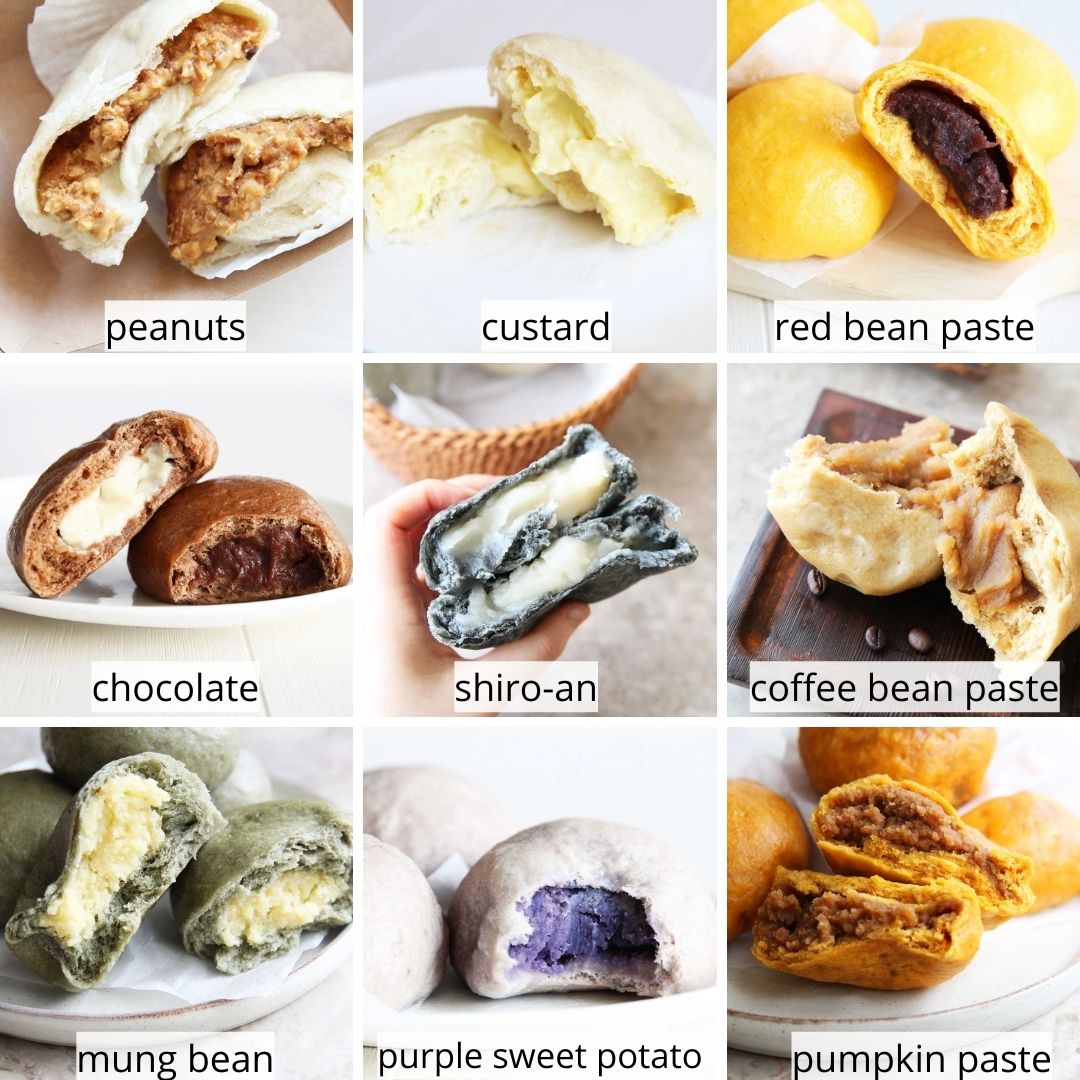 cover page - Sweet Steamed Bun Fillings Ideas Part 1