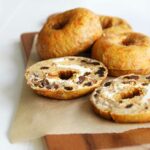 COVER PAGE - Healthy Cinnamon Raisin Carrot Cake Bagels Stuffed With Cream Cheese