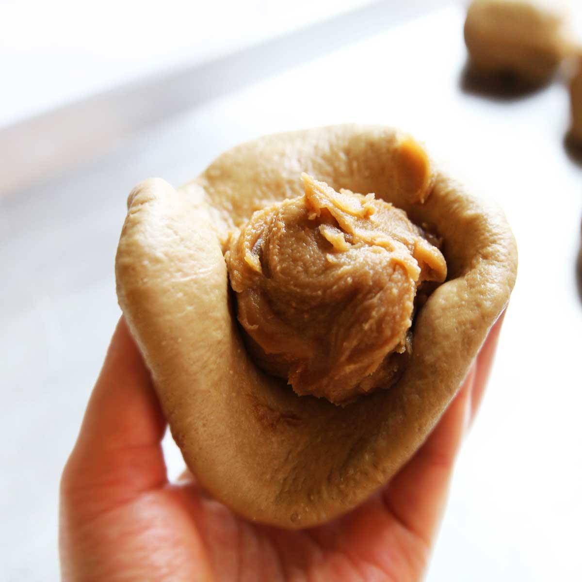Easy Coffee & Almond Milk Steamed Buns with Creamy Coffee Paste Filling - Coffee & Almond Milk Steamed Buns