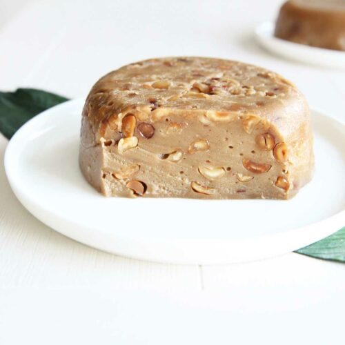 Steamed Peanut Butter Mochi Cake Chinese Nian Gao Recipe