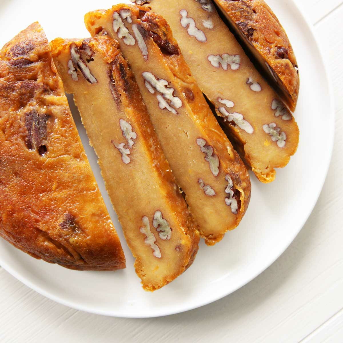 Healthy Sweet Potato Nian Gao (Mochi Cake) Recipe - Sweet Potato Nian Gao