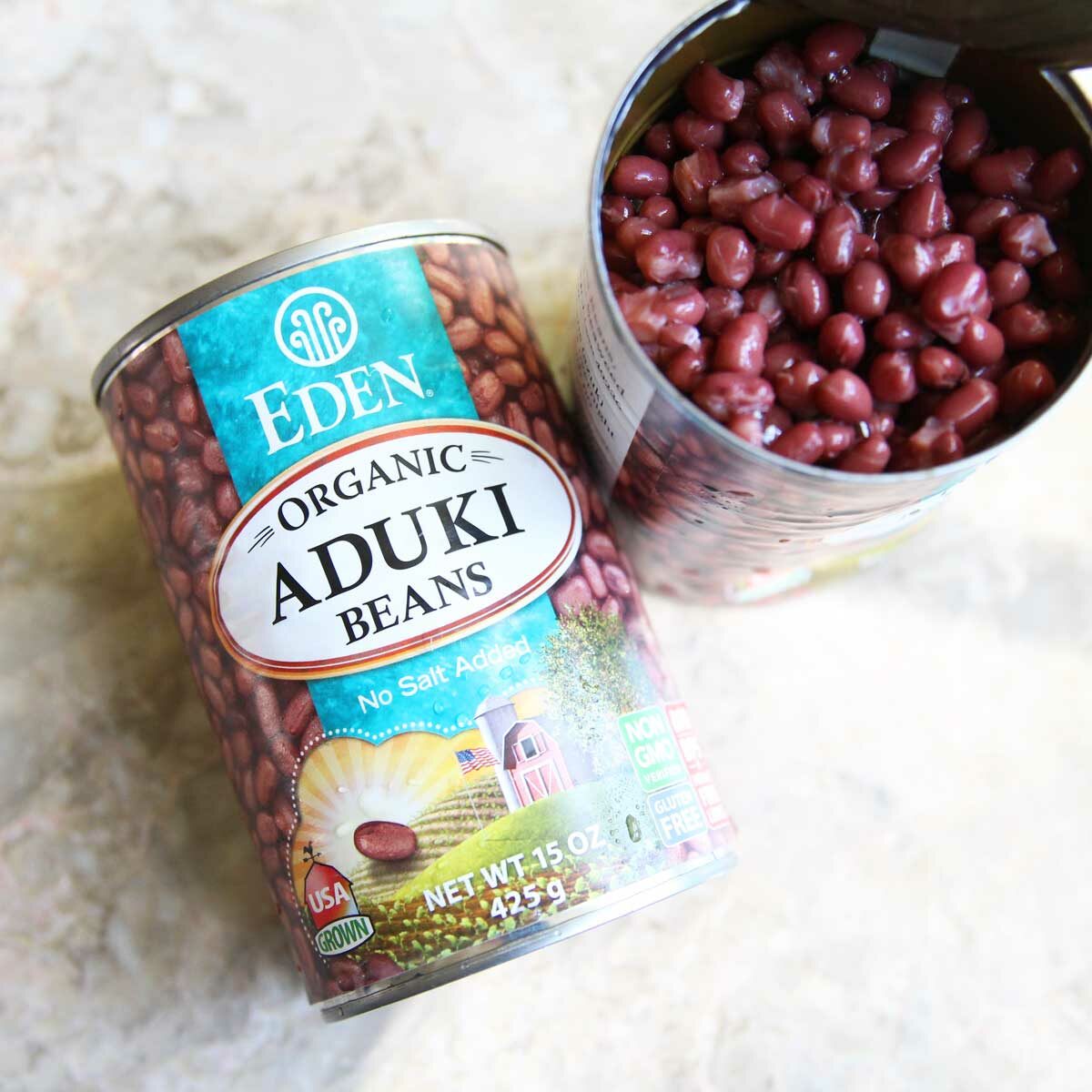 ingredient photo - canned eden adzuki beans red bean paste