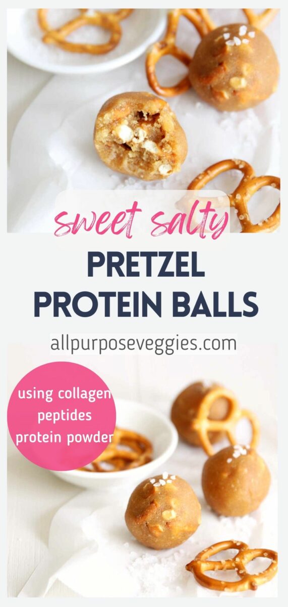 pin image - Peanut Butter Collagen Protein Balls