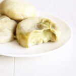 Coconut Cream Steamed Buns with a Vegan Pistachio Custard Filling - Ricotta Cinnamon Rolls