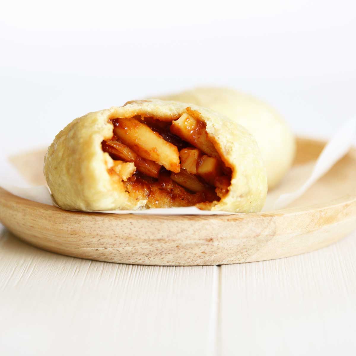 savory steamed bun filling ideas - spicy stir fried squid in korean fried chicken sauce