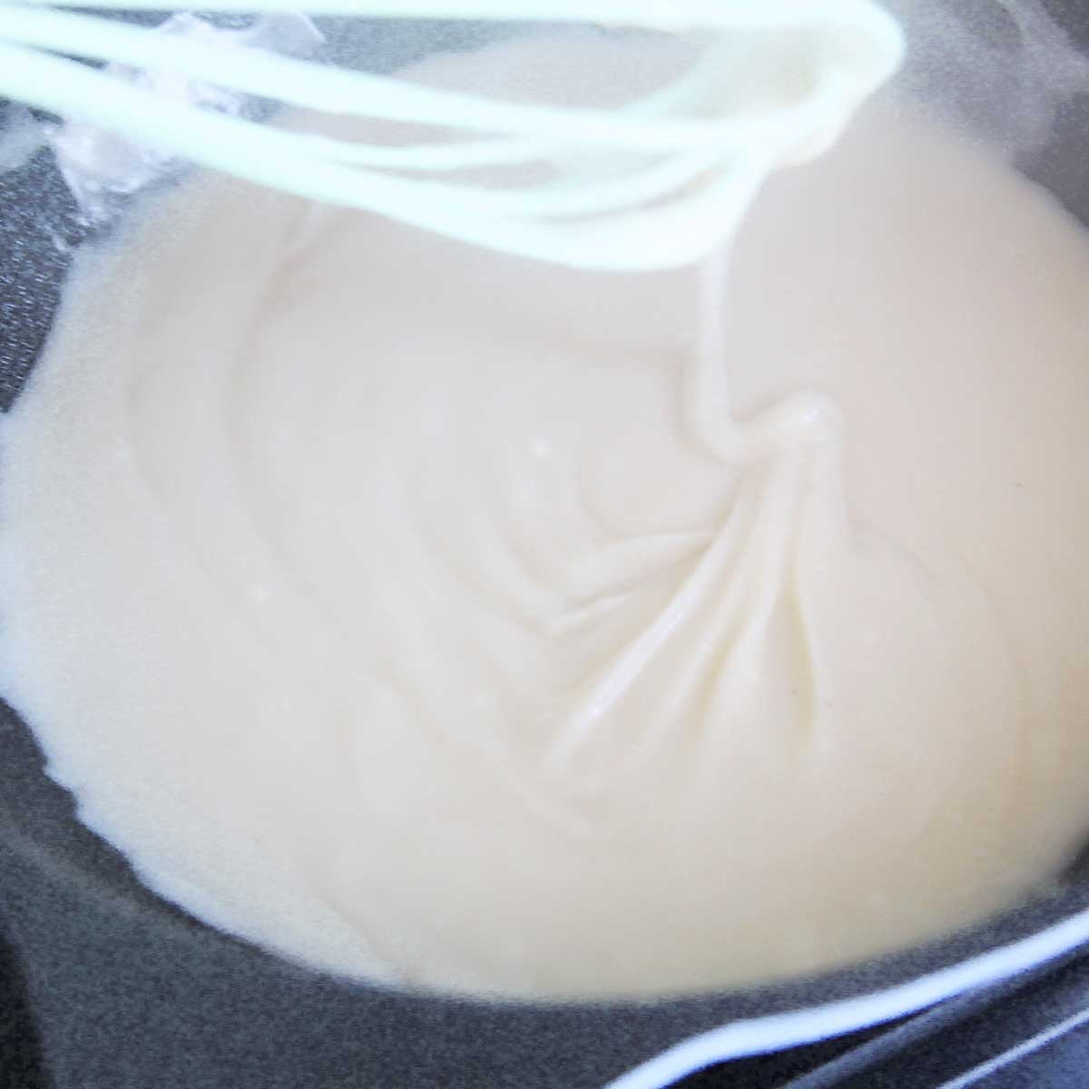 Vegan Chocolate Pastry Cream Recipe Made with Almond Milk - Vegan Chocolate Pastry Cream