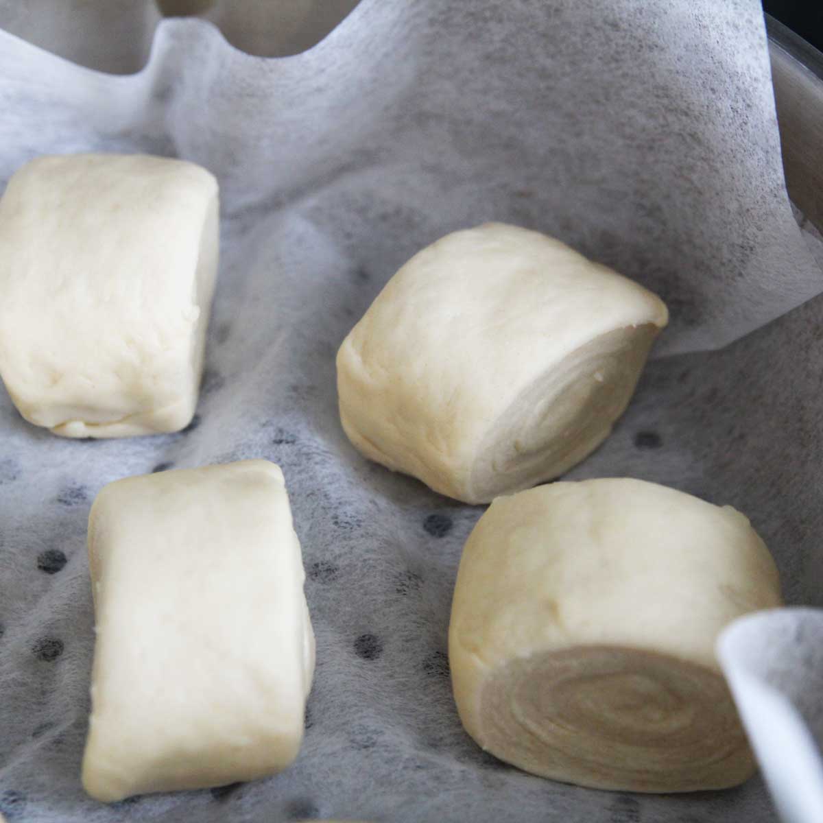 The Softest Coconut Cream Mantou Buns EVER! (Vegan Steamed Buns 馒头 Recipe) - Coconut Cream Mantou Buns