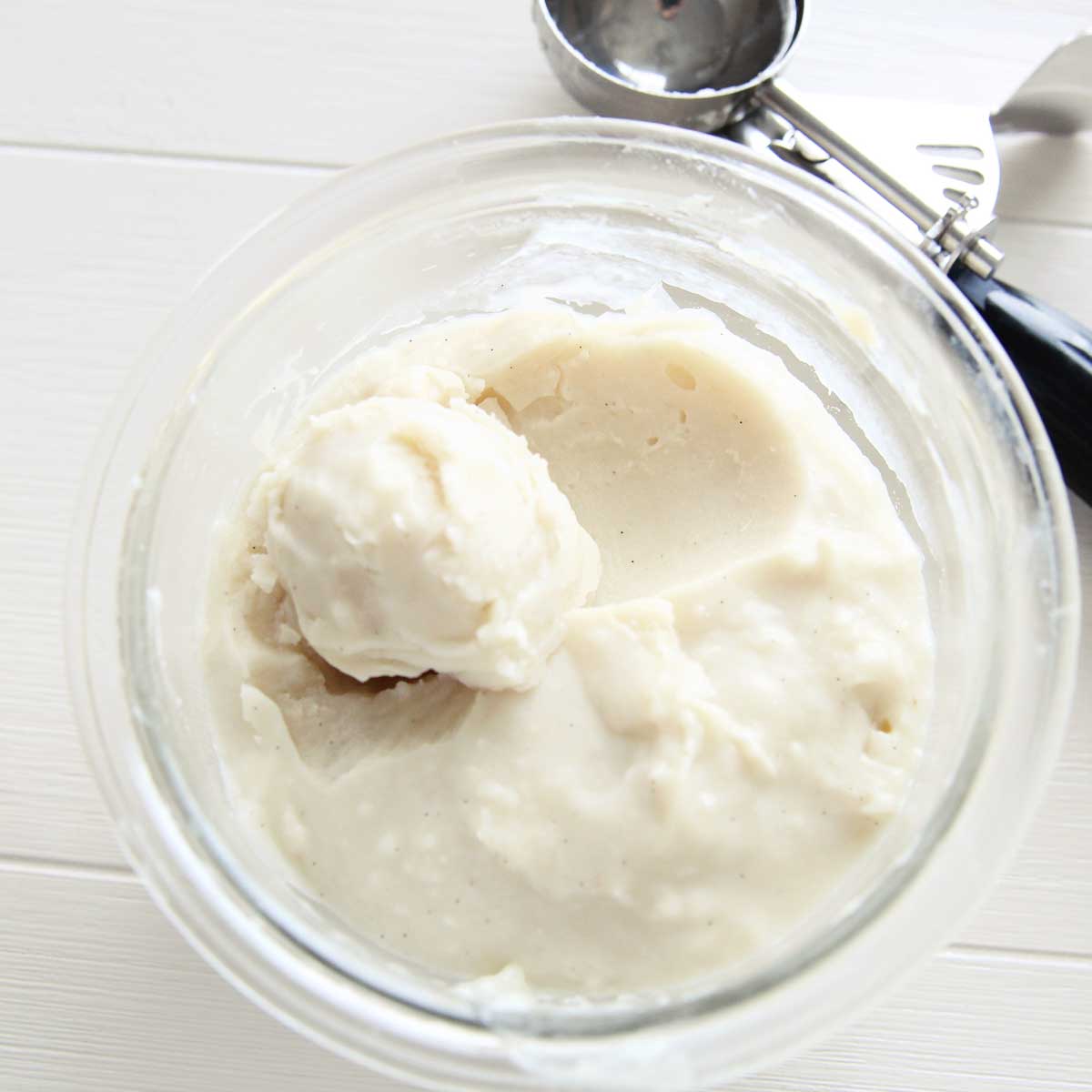 filling - vegan custard - vanilla bean almond milk basic