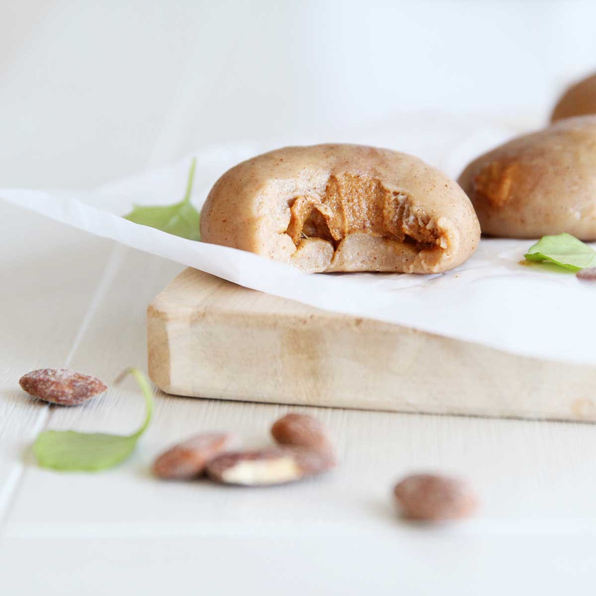 Healthy Almond Butter Mochi Made in the Microwave - Greek Yogurt Applesauce Banana Bread