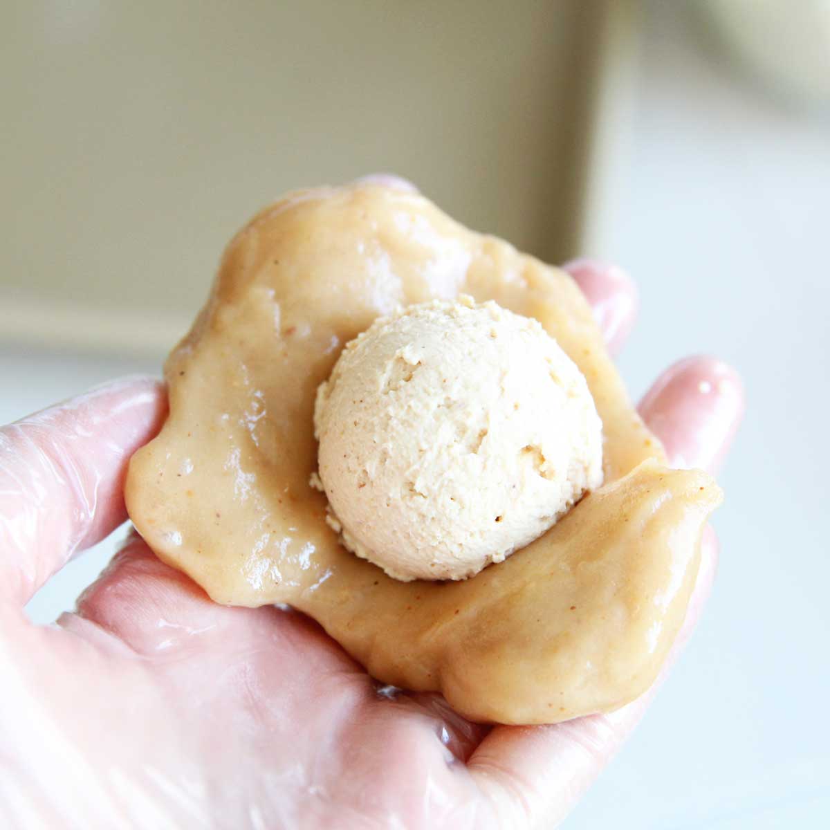 Low Calorie Pb Fit Mochi made with Peanut Butter Powder - Low Calorie Pb Fit Mochi