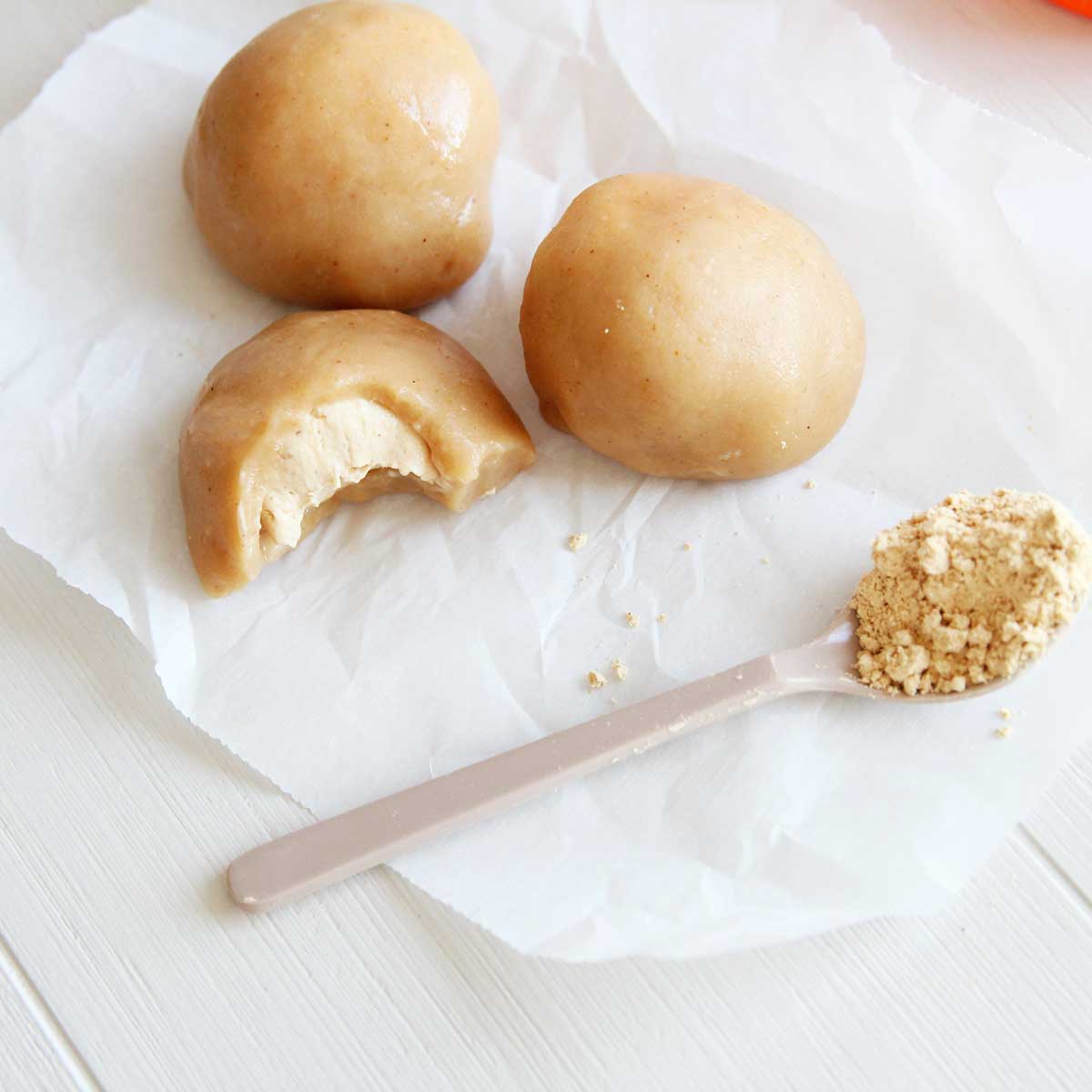Low Calorie Pb Fit Mochi made with Peanut Butter Powder - Low Calorie Pb Fit Mochi