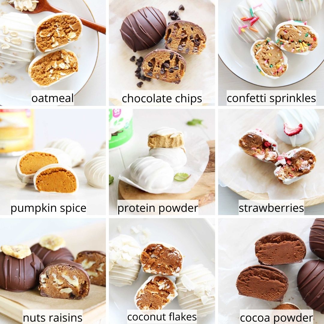 allpurposeveggies labeled image - peanut butter chocolate easter egg filling add in ideas
