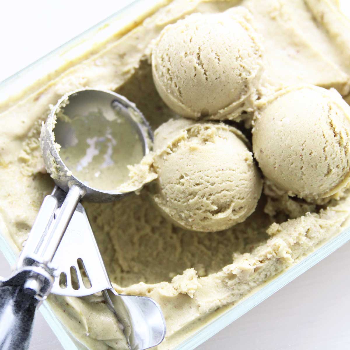 2 Ingredient Vegan Pistachio Nice Cream Recipe (No Dairy!) - Pistachio Nice Cream