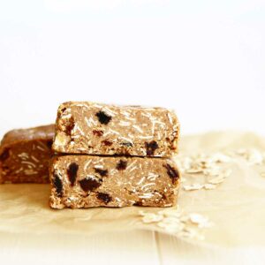 Soft & Chewy Applesauce Oatmeal Cookie Protein Bars (Vegan-Friendly Recipe)