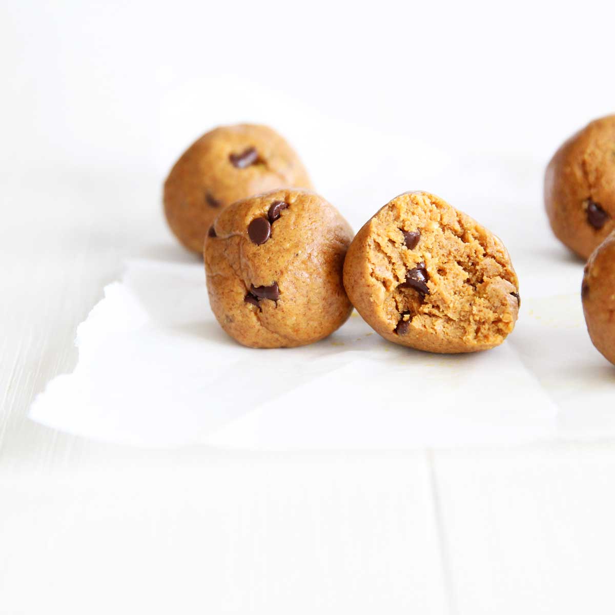 Pumpkin Flaxseed Protein Balls with Oats (No-Bake, Vegan Recipe) - Peanut Butter Glaze