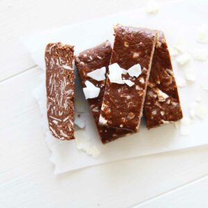 Vegan Coconut Chocolate "Almond Joy" Protein Bars Recipe