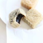 Peanut Butter Snow Skin Mooncakes with Brownie FIlling - Walnut Butter Mooncakes