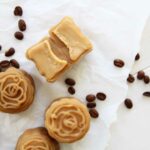 Coffee Snow Skin Mooncakes (Easy, Vegan, Gluten Free Recipe) - Walnut Butter Mooncakes