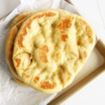 Chickpea Naan - Lower Carb Flatbread Made in the Food Processor
