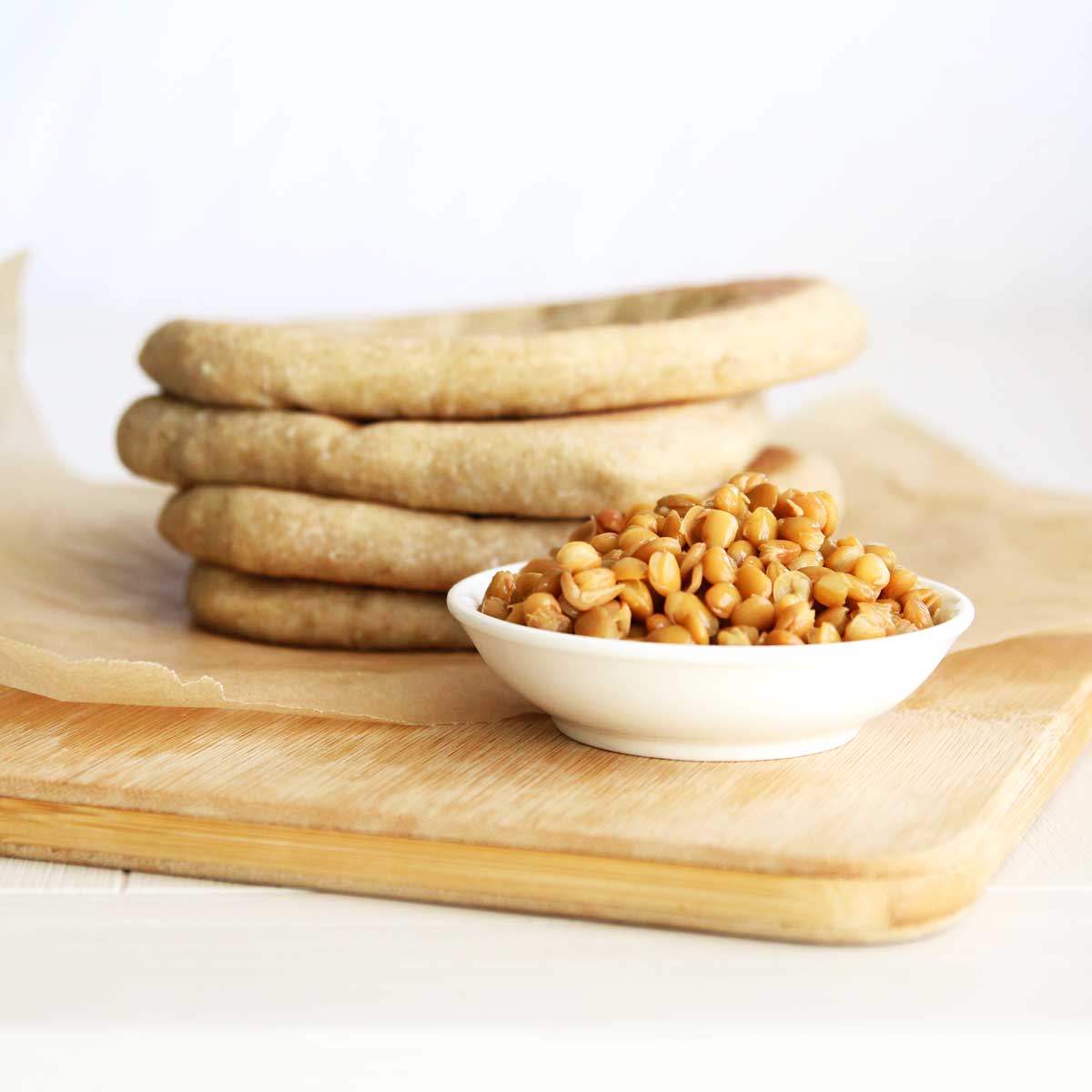 Chickpea Naan - Lower Carb Flatbread Made in the Food Processor - Chickpea Naan