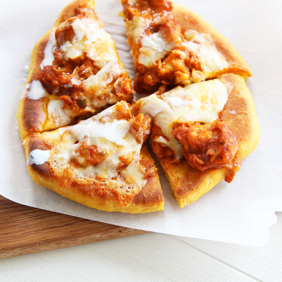 pizza naan ideas and recipes - chicken tikka marsala