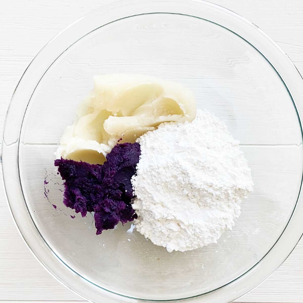 Ube Snow Skin Mooncakes (Healthy, Low Calorie, Vegan Recipe) - Ube Snow Skin Mooncakes