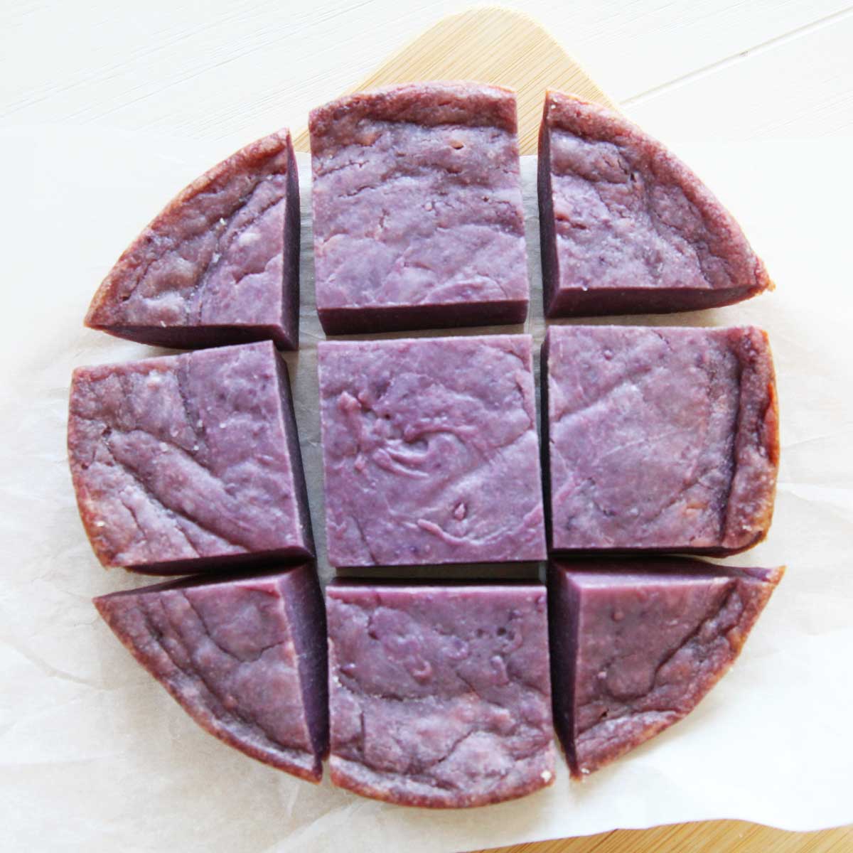 Deliciously Purple Ube Mochi Cake (Baked Nian Gao) - Ube Mochi Cake