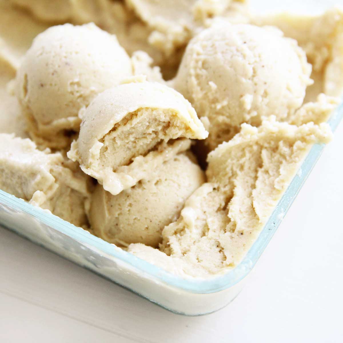 Only 2-Ingredients! Sweet Durian Nice Cream Recipe - Greek Yogurt Applesauce Banana Bread