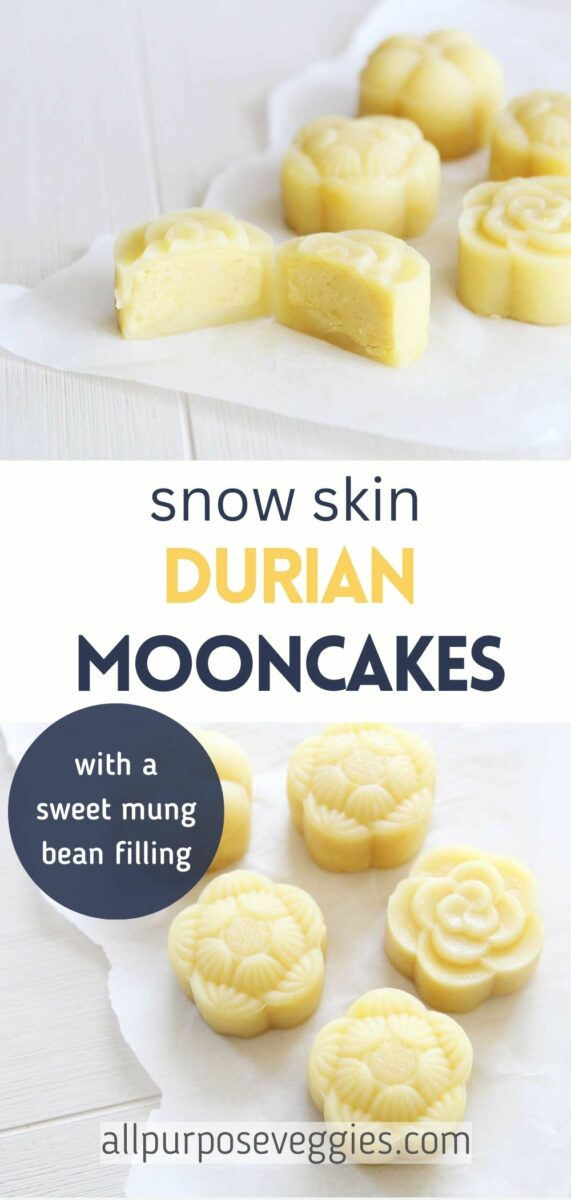 pin image - Durian Snow Skin Mooncakes Recipe