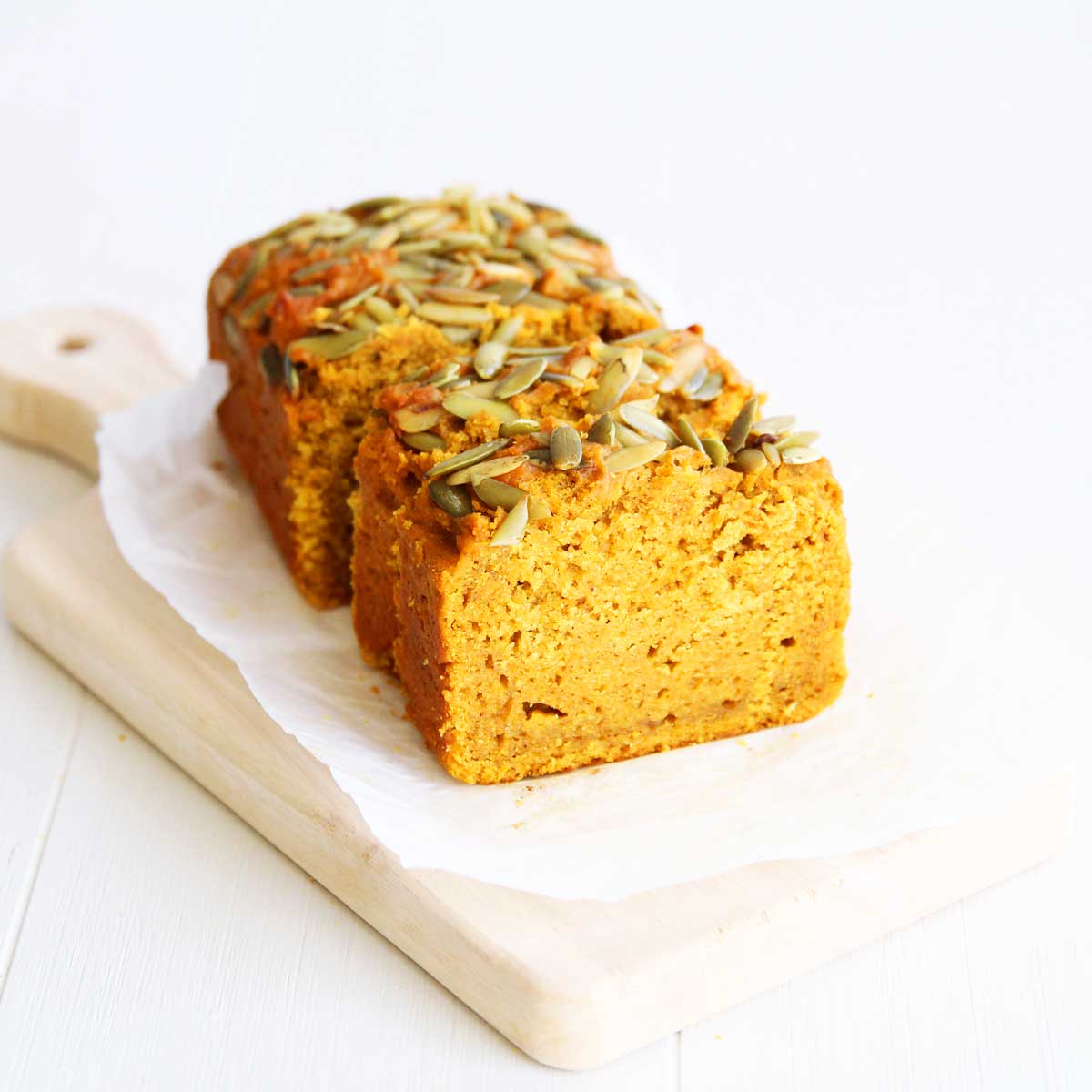 Healthier Starbucks Pumpkin Loaf (Lower Sugar, Lower Calorie & Vegan) - Flourless Pumpkin Roll Cake